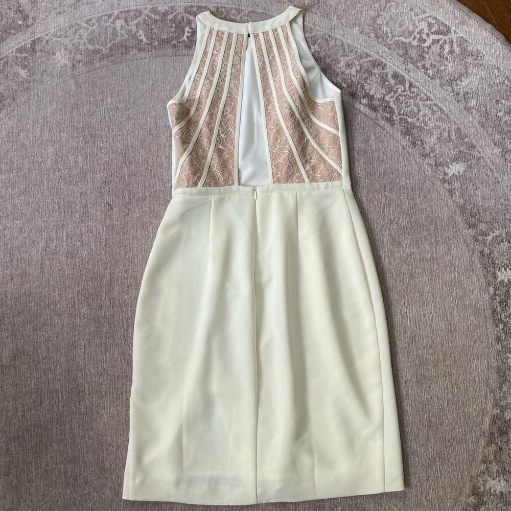 Adelyn Rae ivory cocktail dress